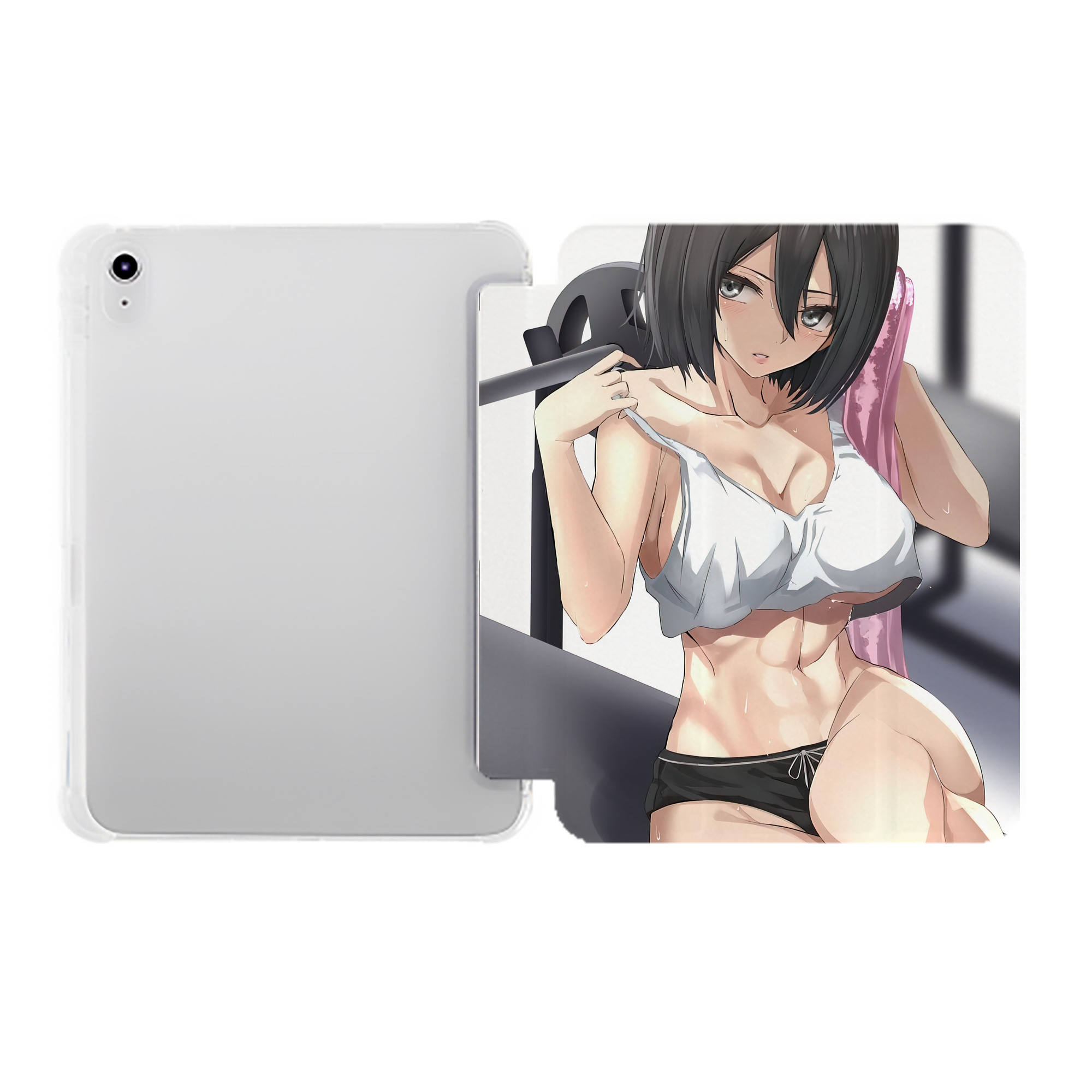 （画像用） 進撃の巨人 Attack on Titan IPad ケース ペン収納付き 三つ折りスタンド PUレザー×シリコン 対応機種9.5/10.5/10.9インチ
